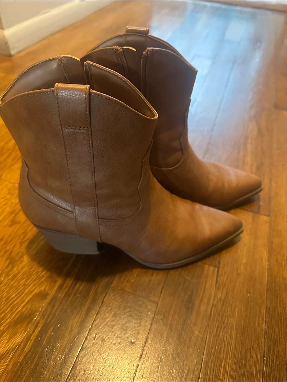 Target Women's Pointed-Toe Western Ankle Boots - 8
